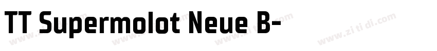 TT Supermolot Neue B字体转换